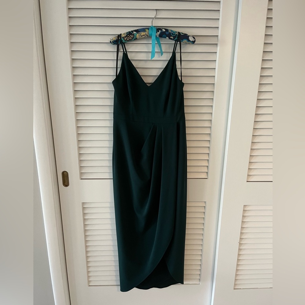 BHLDN Emerald Green cocktail dress Size 8